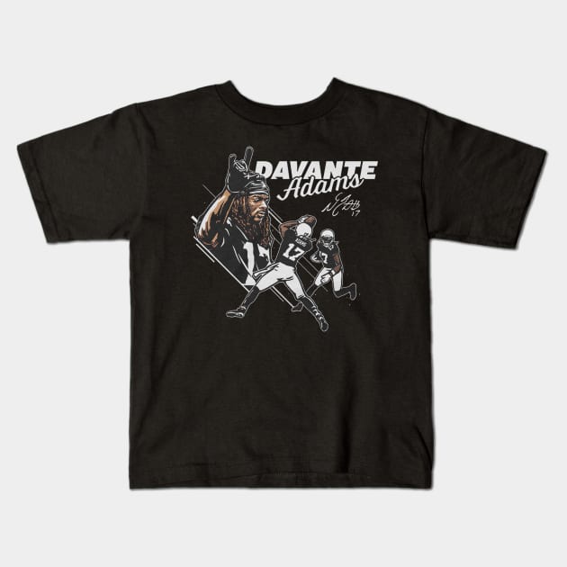 Davante Adams Viva Davante Kids T-Shirt by Chunta_Design